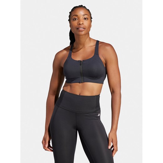 adidas Biustonosz sportowy TLRD Impact Luxe IL2911 Czarny ze sklepu MODIVO w kategorii Biustonosze - zdjęcie 182678605