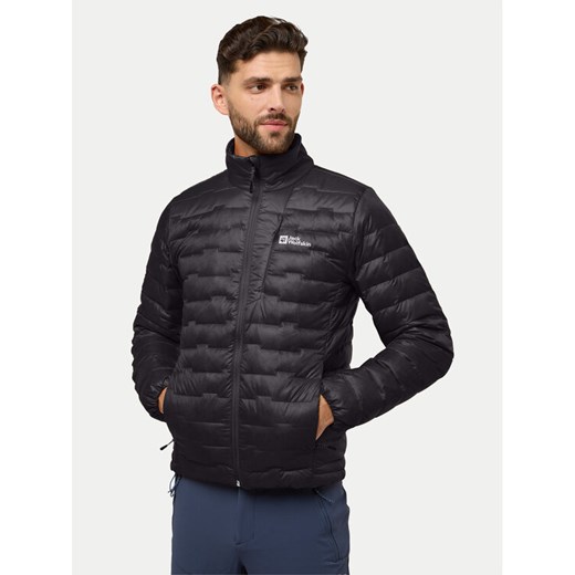 Jack Wolfskin Kurtka puchowa Passamani A61836 Czarny Regular Fit ze sklepu MODIVO w kategorii Kurtki męskie - zdjęcie 182678607