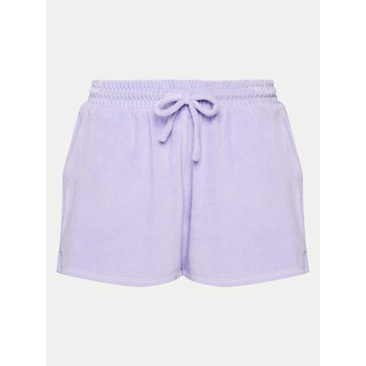 Hunkemöller Szorty piżamowe Velvet 205107 Fioletowy Regular Fit ze sklepu MODIVO w kategorii Piżamy damskie - zdjęcie 182678608