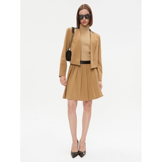 DKNY Spódnica mini P3GN7U37 Brązowy Regular Fit ze sklepu MODIVO w kategorii Spódnice - zdjęcie 182678637
