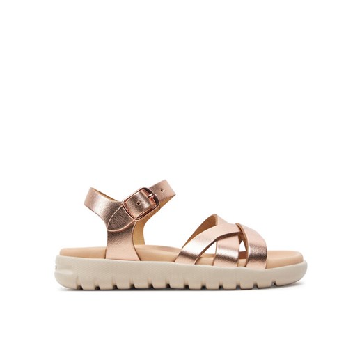 Geox Sandały J Sandal Soleima Gir J45GSA 000CF C7018 M Różowe złoto ze sklepu MODIVO w kategorii Sandały dziecięce - zdjęcie 182678656