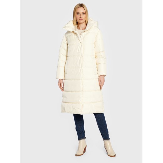 Trussardi Kurtka zimowa 56S00792 Écru Relaxed Fit ze sklepu MODIVO w kategorii Kurtki damskie - zdjęcie 182678679