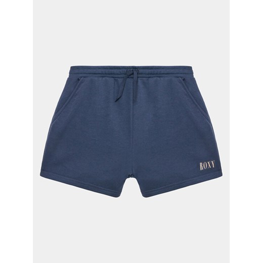 Roxy Szorty sportowe Happiness ERGFB03290 Granatowy Regular Fit ze sklepu MODIVO w kategorii Spodenki chłopięce - zdjęcie 182678697