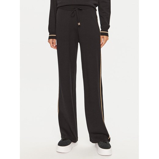 Liu Jo Sport Spodnie materiałowe TF4315 MS63L Czarny Regular Fit ze sklepu MODIVO w kategorii Spodnie damskie - zdjęcie 182678709