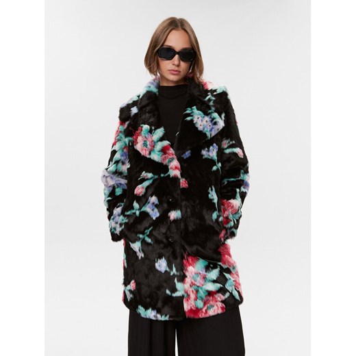 Guess Futro Magda W2BL71 WF1K0 Czarny Regular Fit ze sklepu MODIVO w kategorii Futra damskie - zdjęcie 182678815