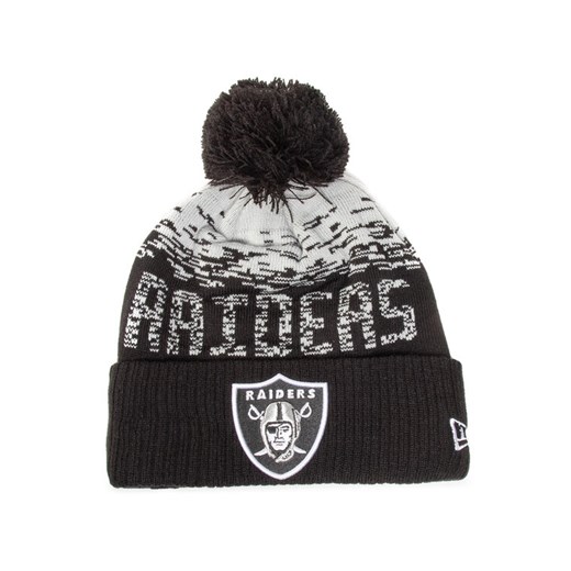 New Era Czapka Nfl Sport Knit Cuff 12122720 Czarny ze sklepu MODIVO w kategorii Czapki zimowe męskie - zdjęcie 182678817