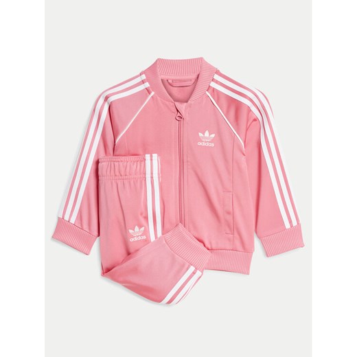 adidas Dres adicolor SST IX5172 Różowy Regular Fit ze sklepu MODIVO w kategorii Komplety niemowlęce - zdjęcie 182678825