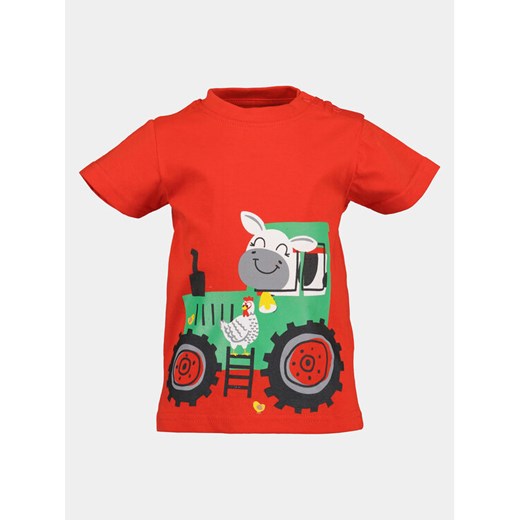 Blue Seven T-Shirt 928146 X Czerwony Regular Fit ze sklepu MODIVO w kategorii Koszulki niemowlęce - zdjęcie 182678878