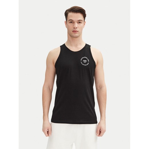 Jack&Jones Tank top Simon 12270462 Czarny Regular Fit ze sklepu MODIVO w kategorii T-shirty męskie - zdjęcie 182678898