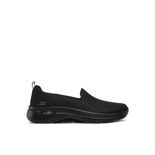 Skechers Półbuty Go Walk Arch Fit 124401/BBK Czarny ze sklepu MODIVO w kategorii Buty sportowe damskie - zdjęcie 182678906