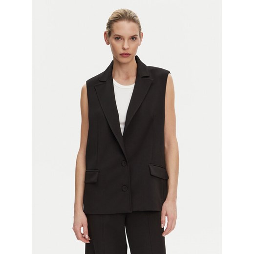 Patrizia Pepe Kamizelka 8S0512/A375-K103 Czarny Regular Fit ze sklepu MODIVO w kategorii Kamizelki damskie - zdjęcie 182678928