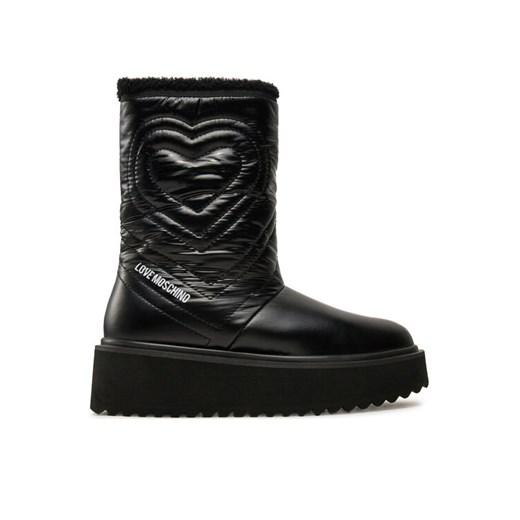 LOVE MOSCHINO Śniegowce JA24286L0LIN600A Czarny ze sklepu MODIVO w kategorii Śniegowce damskie - zdjęcie 182678949