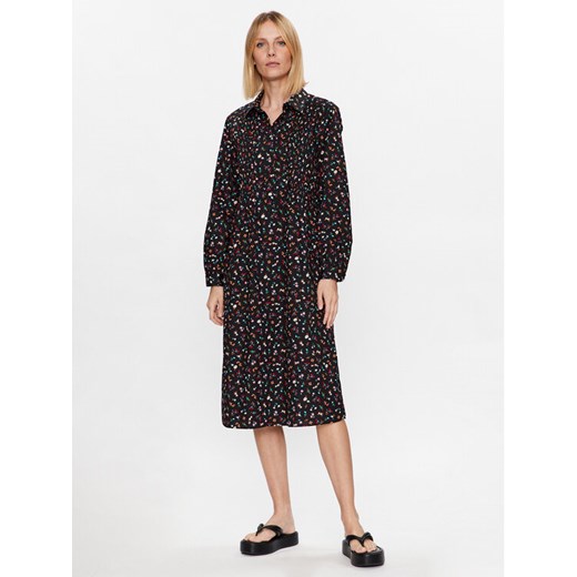 United Colors Of Benetton Sukienka codzienna 4THADV04P Czarny Regular Fit ze sklepu MODIVO w kategorii Sukienki - zdjęcie 182678975