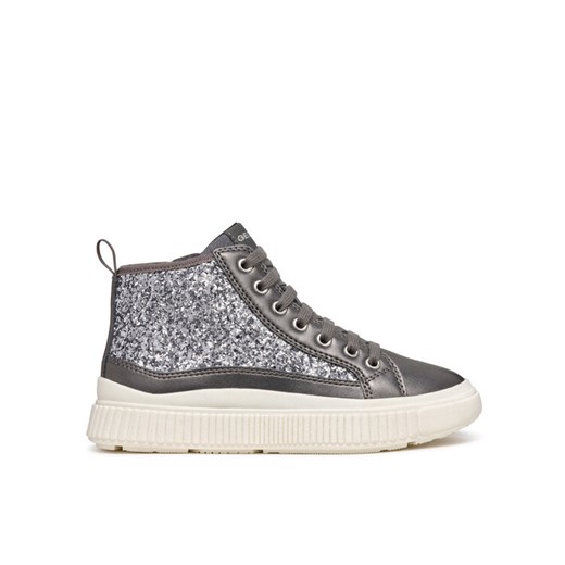 Geox Sneakersy J Laquinny Girl J46M3D 0EWNF C1009 M Srebrny ze sklepu MODIVO w kategorii Trampki dziecięce - zdjęcie 182678995