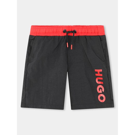 Hugo Szorty kąpielowe G00002 D Czarny Regular Fit ze sklepu MODIVO w kategorii Kąpielówki chłopięce - zdjęcie 182678998