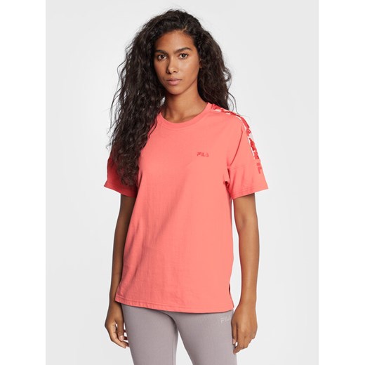 Fila T-Shirt Bonfol FAW0288 Różowy Regular Fit ze sklepu MODIVO w kategorii Bluzki damskie - zdjęcie 182679008