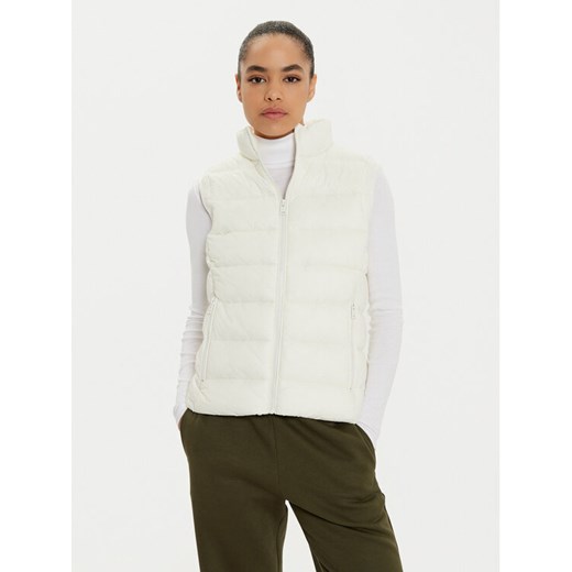 Champion Bezrękawnik 117569 Écru Custom Fit ze sklepu MODIVO w kategorii Kamizelki damskie - zdjęcie 182679049