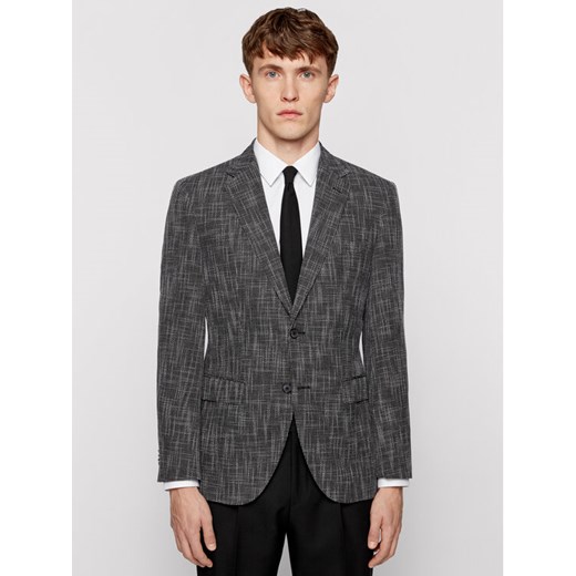 Boss Marynarka Jestor7 50450510 Szary Regular Fit ze sklepu MODIVO w kategorii Marynarki męskie - zdjęcie 182679097