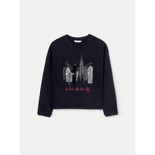 Mayoral Bluzka 7016 Czarny Regular Fit ze sklepu MODIVO w kategorii T-shirty chłopięce - zdjęcie 182679205