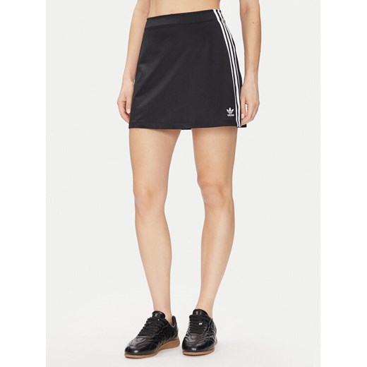 adidas Spódnica trapezowa adicolor 3-Stripes JD0281 Czarny Regular Fit ze sklepu MODIVO w kategorii Spódnice - zdjęcie 182679215