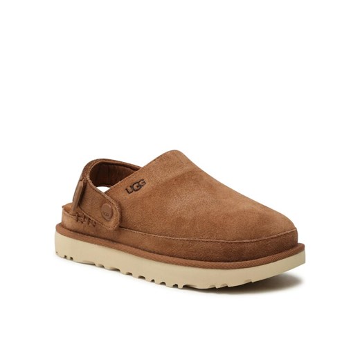 Ugg Klapki W Goldenstar Clog 1138252 Brązowy ze sklepu MODIVO w kategorii Kapcie damskie - zdjęcie 182679216