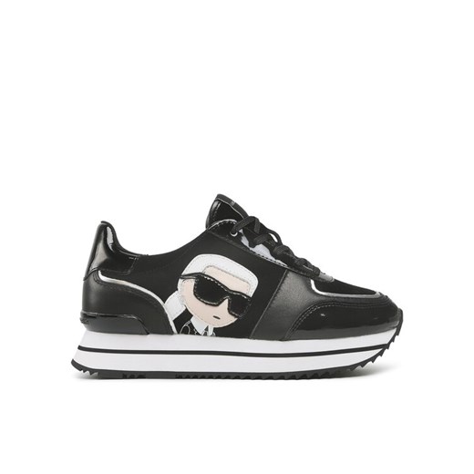 KARL LAGERFELD Sneakersy KL61930N Czarny ze sklepu MODIVO w kategorii Buty sportowe damskie - zdjęcie 182679228