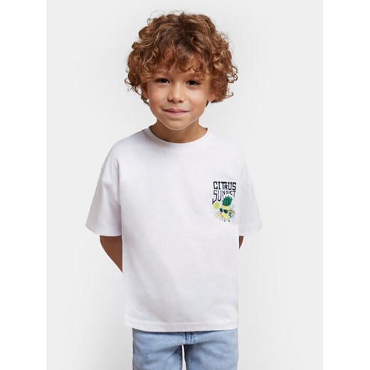 Mayoral T-Shirt 3023 Biały Regular Fit ze sklepu MODIVO w kategorii T-shirty chłopięce - zdjęcie 182679268