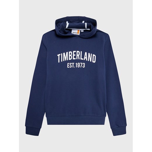 Timberland Bluza T25U07 S Granatowy Regular Fit ze sklepu MODIVO w kategorii Bluzy chłopięce - zdjęcie 182679275