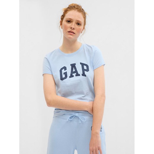Gap T-Shirt 268820-65 Niebieski Regular Fit ze sklepu MODIVO w kategorii Bluzki damskie - zdjęcie 182679277