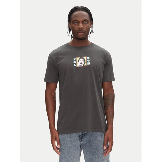 Volcom T-Shirt Space Thing A5212502 Szary Classic Fit ze sklepu MODIVO w kategorii T-shirty męskie - zdjęcie 182679498