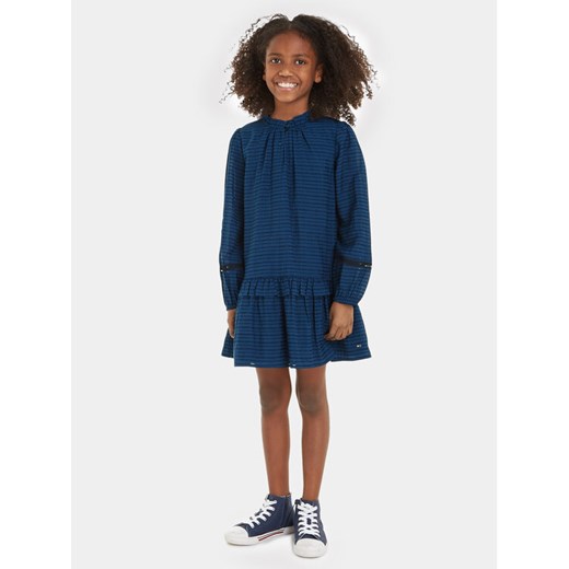 Tommy Hilfiger Sukienka codzienna KG0KG07577 Niebieski Regular Fit ze sklepu MODIVO w kategorii Sukienki dziewczęce - zdjęcie 182679509