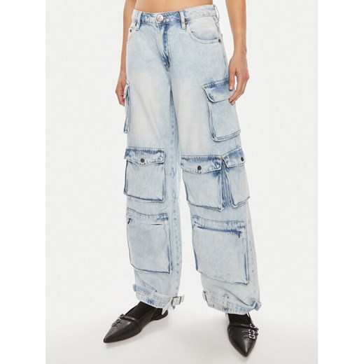 One Teaspoon Jeansy Epic 26245 Niebieski Cargo Fit ze sklepu MODIVO w kategorii Jeansy damskie - zdjęcie 182679516
