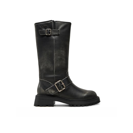 Pepe Jeans Botki PLS50566 Czarny ze sklepu MODIVO w kategorii Botki - zdjęcie 182679629