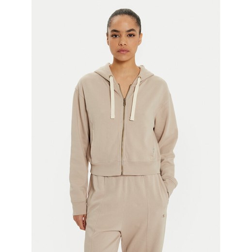 Champion Bluza 117631 Beżowy Regular Fit ze sklepu MODIVO w kategorii Bluzy damskie - zdjęcie 182679667