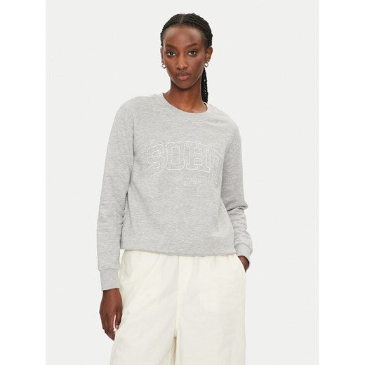 JDY Bluza Paris 15221015 Szary Regular Fit ze sklepu MODIVO w kategorii Bluzy damskie - zdjęcie 182679699