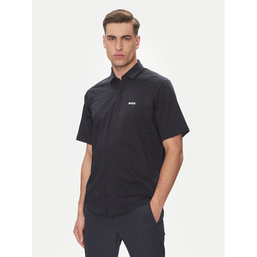 BOSS Koszula Excurse 50540196 Granatowy Regular Fit ze sklepu MODIVO w kategorii Koszule męskie - zdjęcie 182679729