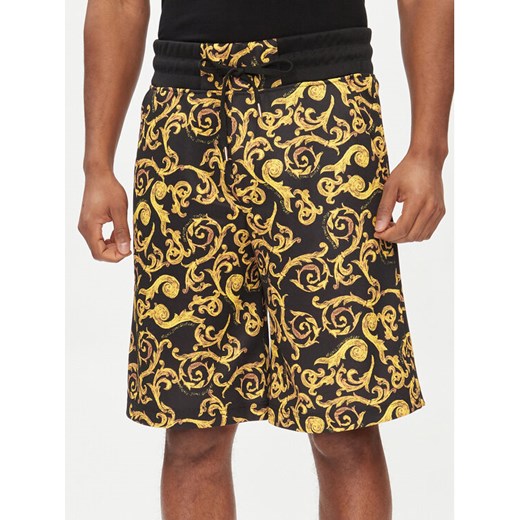 Versace Jeans Couture Szorty sportowe 74GAD3B1 Czarny Relaxed Fit S MODIVO