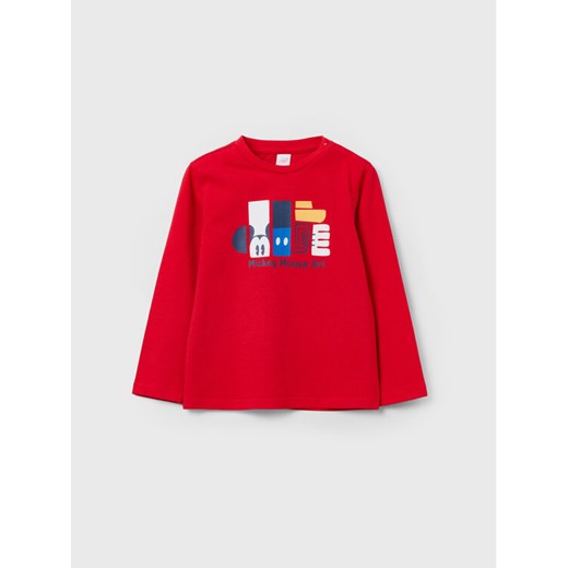 OVS Bluzka DISNEY 1607651 Czerwony Regular Fit ze sklepu MODIVO w kategorii Kaftaniki i bluzki - zdjęcie 182679847