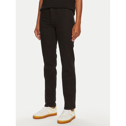 Wrangler Jeansy 112356392 Czarny Straight Fit ze sklepu MODIVO w kategorii Jeansy damskie - zdjęcie 182679887