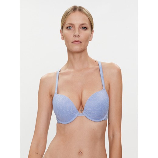 Guess Biustonosz push-up Edytha O3BC17 KBXA0 Niebieski ze sklepu MODIVO w kategorii Biustonosze - zdjęcie 182680007
