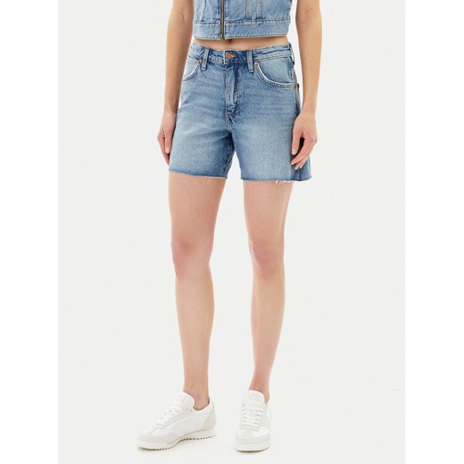 Wrangler Szorty jeansowe Cowboy 112362703 Niebieski Relaxed Fit ze sklepu MODIVO w kategorii Szorty - zdjęcie 182680008