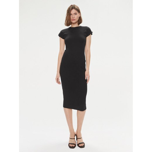 Calvin Klein Sukienka letnia Q-Nova K20K206537 Czarny Slim Fit ze sklepu MODIVO w kategorii Sukienki - zdjęcie 182680016