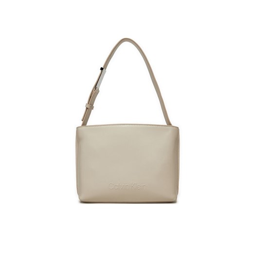 Calvin Klein Torebka K60K612551 Écru ze sklepu MODIVO w kategorii Torebki damskie - zdjęcie 182680047