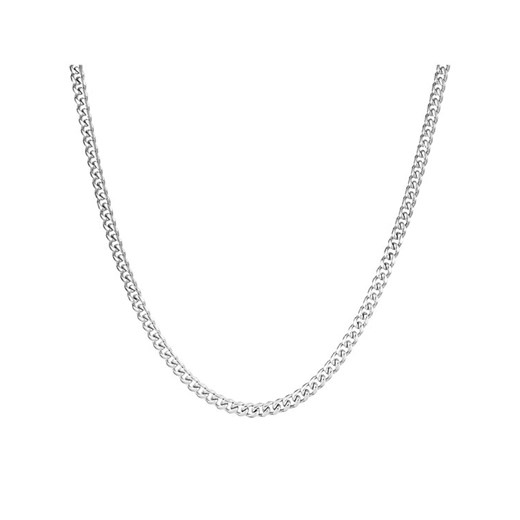 ICED STUFF Łańcuszek Miami Cuban Link Białe złoto Iced Stuff 55CM MODIVO