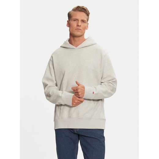 Levi's® Bluza Authentic A8435-0008 Szary Relaxed Fit ze sklepu MODIVO w kategorii Bluzy męskie - zdjęcie 182680058
