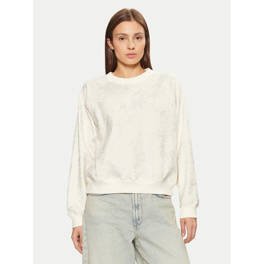 Gap Bluza 588019-04 Écru Relaxed Fit ze sklepu MODIVO w kategorii Bluzy damskie - zdjęcie 182680075