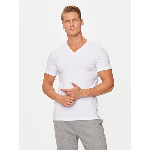 YSABEL MORA T-Shirt 70100 Biały Slim Fit ze sklepu MODIVO w kategorii T-shirty męskie - zdjęcie 182680136