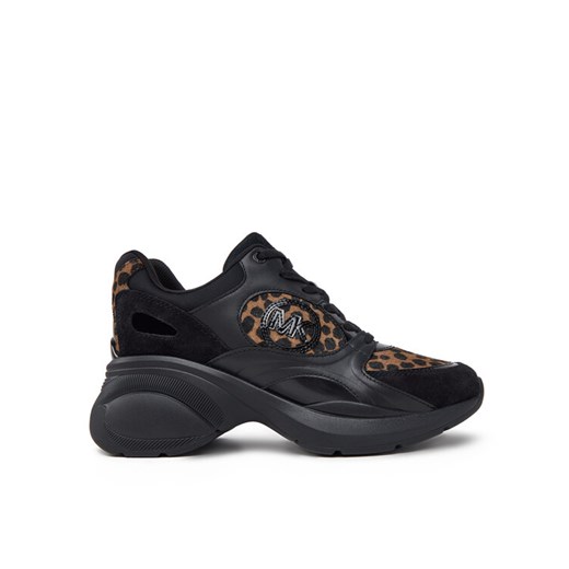 Michael Kors Sneakersy Zuma Trainer 43R5ZUFS1H Czarny ze sklepu MODIVO w kategorii Buty sportowe damskie - zdjęcie 182680176