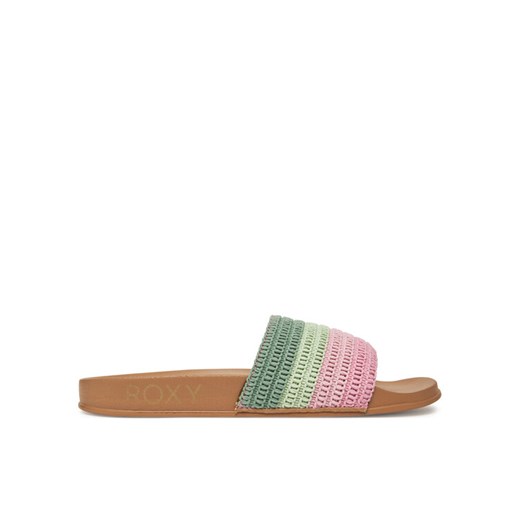 Roxy Klapki ARJL101232 Zielony ze sklepu MODIVO w kategorii Klapki damskie - zdjęcie 182680195