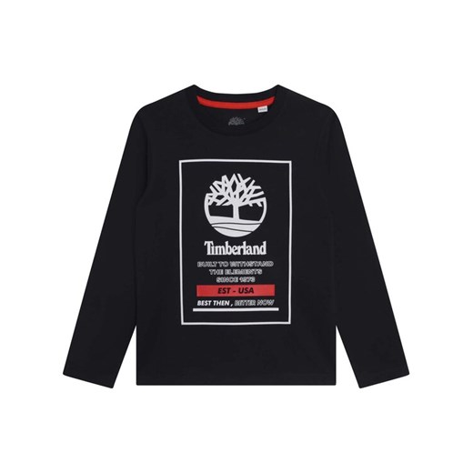 Timberland Bluzka T25T75 D Granatowy Regular Fit ze sklepu MODIVO w kategorii T-shirty chłopięce - zdjęcie 182680215